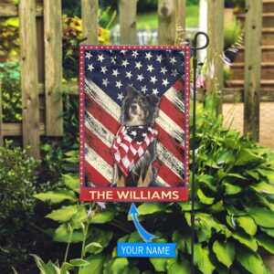 Border Collie Personalized Flag Garden Dog Flag Dog Flag For House 2