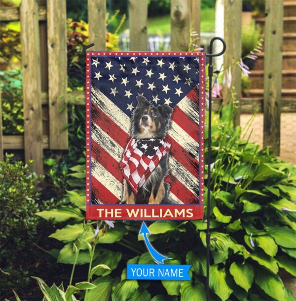 Border Collie Personalized Flag – Garden Dog Flag – Dog Flag For House