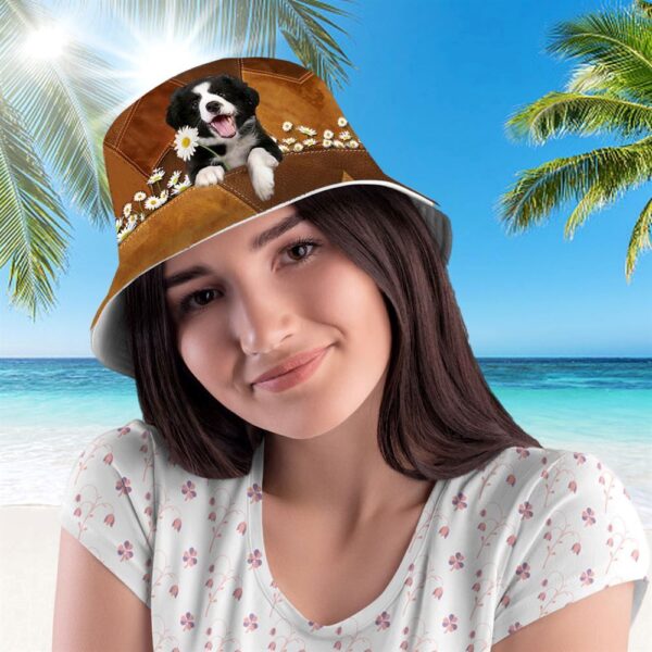 Border Collies Bucket Hat – Hats To Walk With Your Beloved Dog – A Gift For Dog Lovers