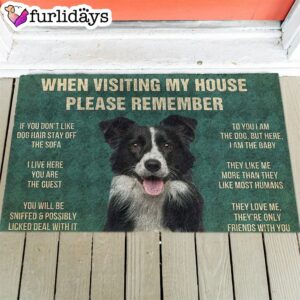 Border Collies House Rules Doormat s Rules Doormat Xmas Welcome Mats Dog Memorial Gift 1