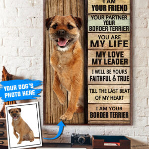 Border Terrier Personalized Poster & Canvas…