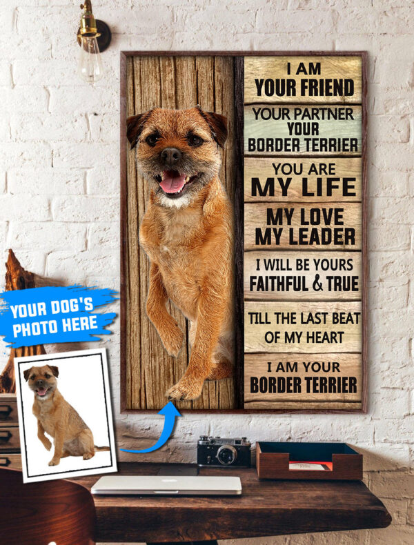 Border Terrier Personalized Poster & Canvas – Dog Canvas Wall Art – Dog Lovers Gifts For Him Or Her