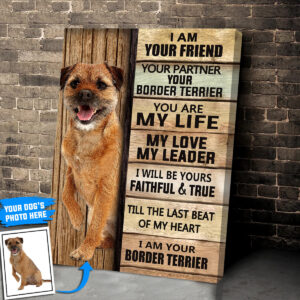 Border Terrier Personalized Poster Canvas Dog Canvas Wall Art Dog Lovers Gifts For Him Or Her 4