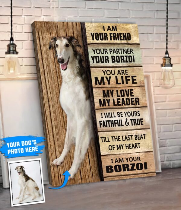 Borzoi Personalized Poster & Canvas – Dog Canvas Wall Art – Dog Lovers Gifts For Him Or Her