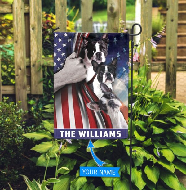 Boston Terrier Custom Garden Custom Flag – Garden Dog Flag – Dog Flag For House