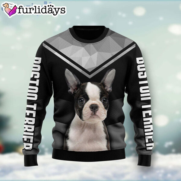 Boston Terrier Dog Lover Cute Gift  Ugly Christmas Sweater –  Christmas Gift For Pet Lovers