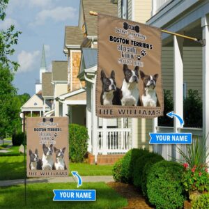 Boston Terrier Don’t Bother Knocking Personalized…