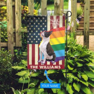 Boston Terrier Lgbt Personalized Flag Garden Dog Flag Dog Flag For House 2