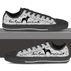 Boston Terrier Low Top Shoes Sneaker For Dog Walking Dog Lovers Gifts for Him or Her 4