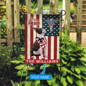 Boston Terrier Nurses Personalized Flag Garden Dog Flag Dog Flag For House 3