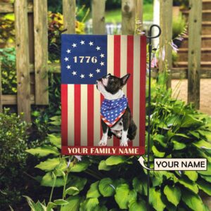 Boston Terrier Personalized Flag Garden Dog Flag Custom Dog Garden Flags Gift For Dog Lovers 3