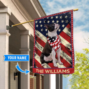 Boston Terrier Personalized Garden Flag Garden Dog Flag Dog Flag For House 3