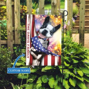 Boston Terrier Personalized House Flag Garden Dog Flag Dog Flag For House 3