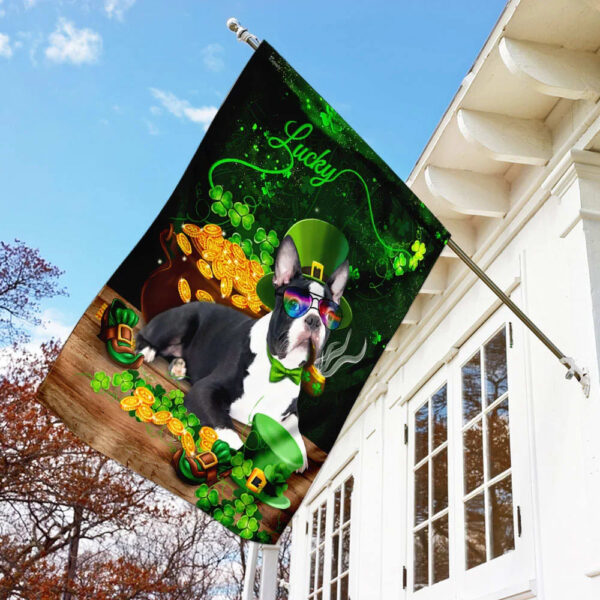 Boston Terrier St Patrick’s Day Garden Flag – Best Outdoor Decor Ideas – St Patrick’s Day Gifts