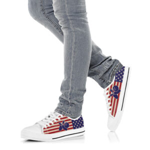 Bowling American Usa Flag Low Top Shoes Canvas Print Lowtop Trendy Fashion Casual Shoes Gift For Adults Malalan 3