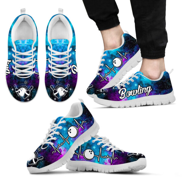 Bowling Galaxy Heartbeat Sneaker Fashion Shoes Comfortable Walking Running Lightweight Casual Shoes Malalan