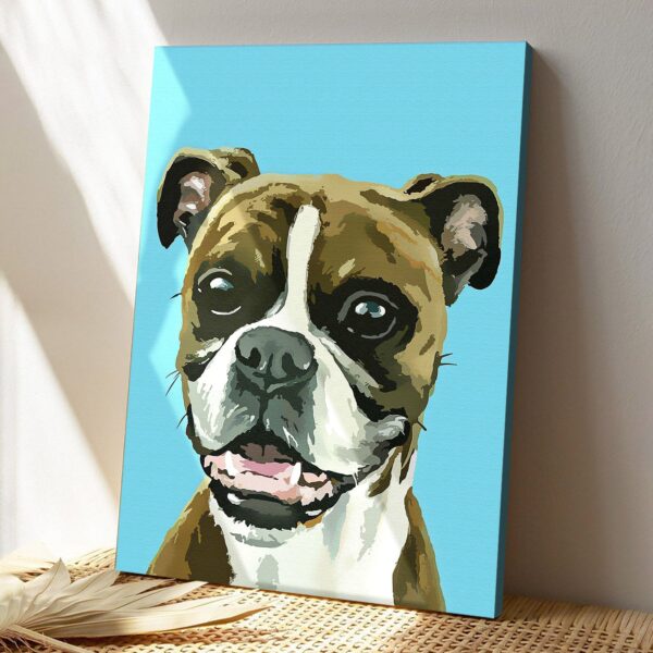 Boxer Dog – Boxer Dog Pictures – Dog Canvas Poster – Dog Wall Art – Gifts For Dog Lovers – Furlidays