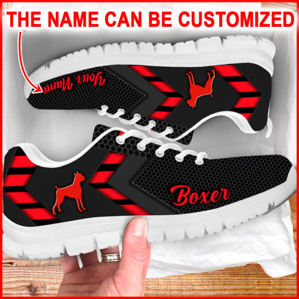 Boxer Dog Lover Shoes Simplify Style Sneakers Walking Shoes – Personalized Custom – Best Gift For Dog Lover