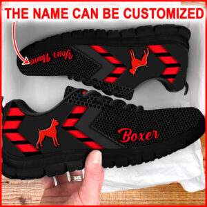 Boxer Dog Lover Shoes Simplify Style Sneakers Walking Shoes Personalized Custom Best Gift For Dog Lover 3