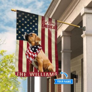 Boxer God Bless America Personalized Flag Garden Dog Flag Dog Flag For House 3
