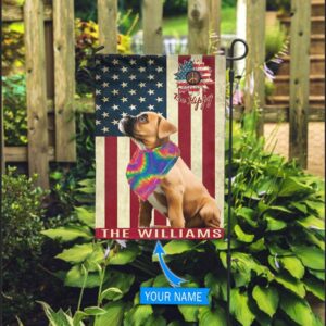 Boxer Hippie Personalized House Flag –…