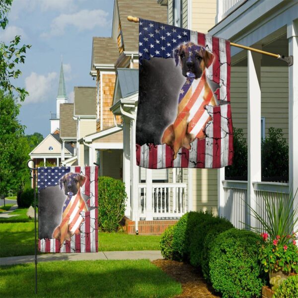 Boxer House Garden Flag – Dog Flags Outdoor – Dog Lovers Gifts for Him or Her