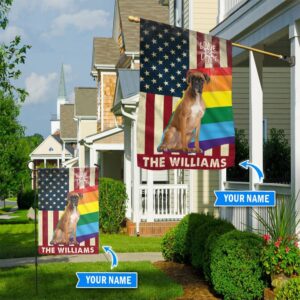 Boxer Lgbt Personalized Flag – Garden…