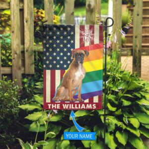 Boxer Lgbt Personalized Flag Garden Dog Flag Dog Flag For House 2