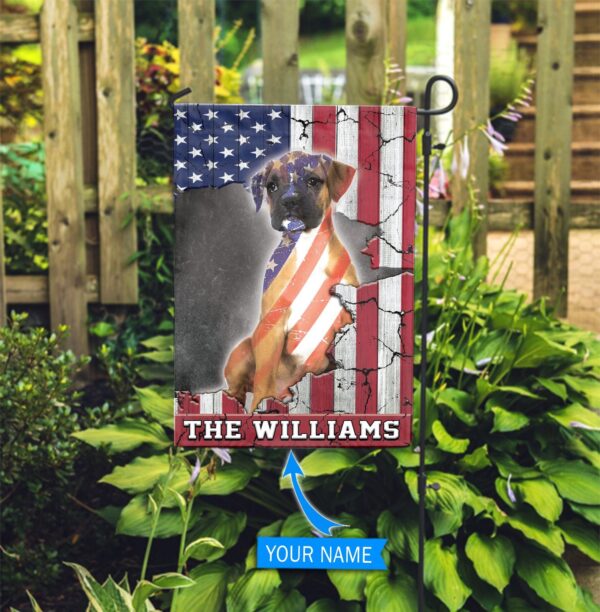 Boxer Personalized Flag – Custom Dog Garden Flags – Dog Flags Outdoor