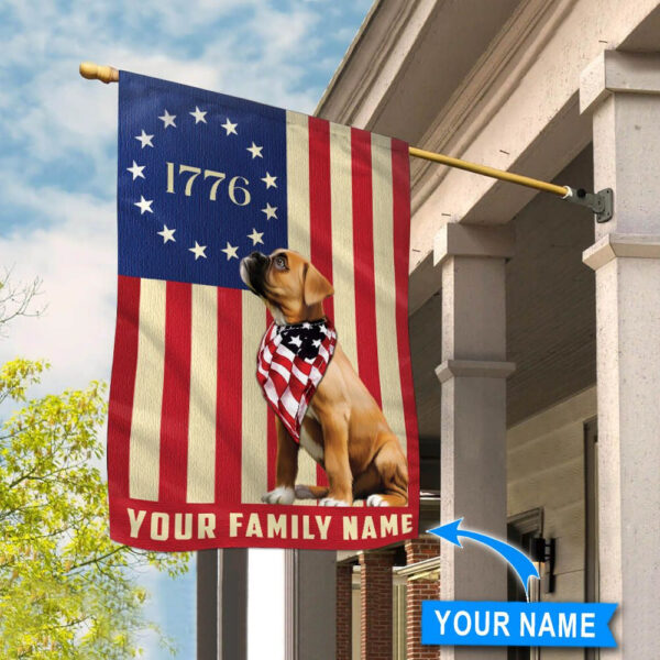 Boxer Personalized Flag – Garden Dog Flag – Custom Dog Garden Flags – Outdoor Decor