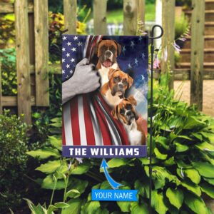 Boxer Personalized House Flag Custom Dog Garden Flags Dog Flags Outdoor 3