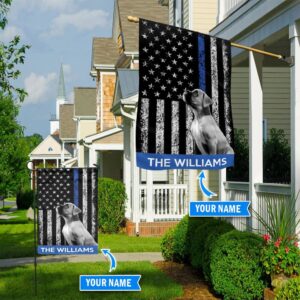 Boxer Police Personalized Flag – Garden…