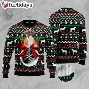 Boxer Xmas Ball Ugly Christmas Sweater Xmas Gifts For Dog Lovers Gift For Christmas 2