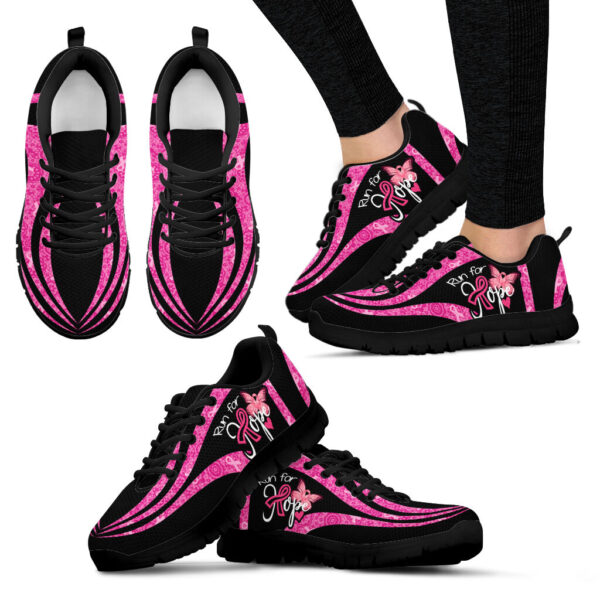 Breast Cancer Shoes Run For Hope Sneaker Walking Shoes – Best Shoes For Men And Women – Cancer Awareness Shoes