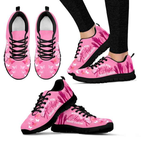 Breast Cancer Shoes Walk For Hope Sneaker Walking Shoes – Best Shoes For Men And Women – Cancer Awareness Shoes