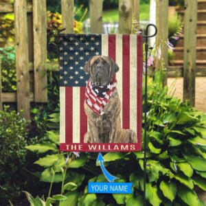 Brindle English Mastiffs Personalized Flag Garden Dog Flag Custom Dog Garden Flags 3