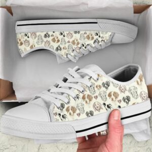 Brittany Spaniel Low Top Shoes –…
