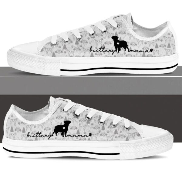 Brittany Spaniel Low Top Shoes – Sneaker For Dog Walking – Dog Lovers Gifts for Him or Her
