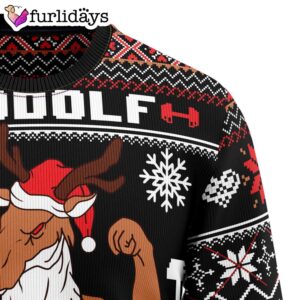 Brodolf The Red Nose Gainzdeer Gym Ugly Christmas Sweater Lover Xmas Sweater Gift 6