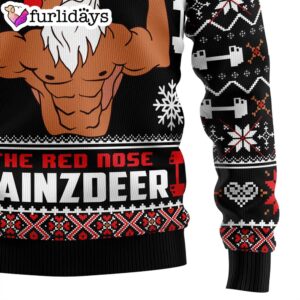 Brodolf The Red Nose Gainzdeer Gym Ugly Christmas Sweater Lover Xmas Sweater Gift 7