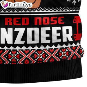 Brodolf The Red Nose Gainzdeer Gym Ugly Christmas Sweater Lover Xmas Sweater Gift 8