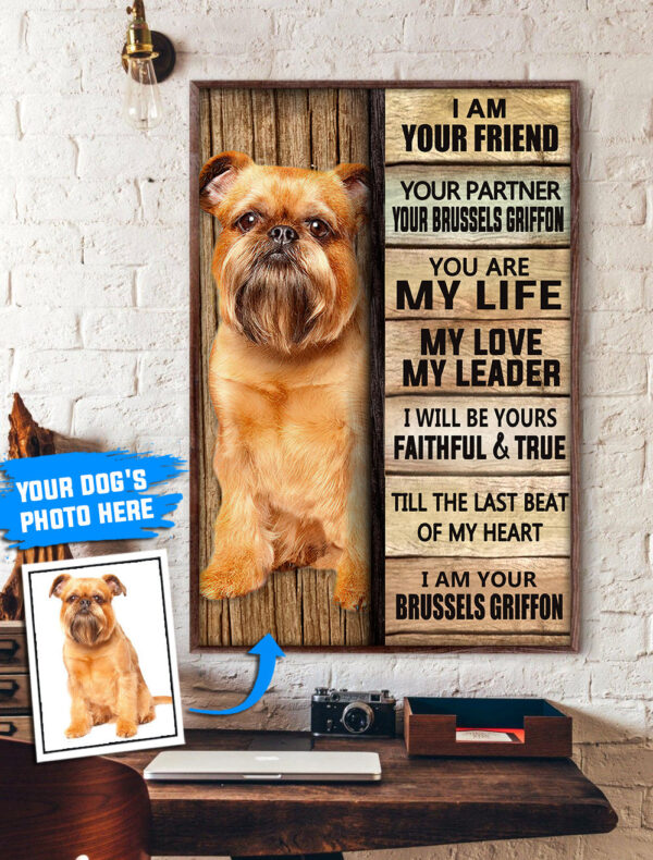 Brussels Griffon Personalized Poster & Canvas – Dog Canvas Wall Art – Dog Lovers Gifts For Him Or Her