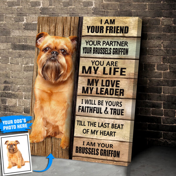 Brussels Griffon Personalized Poster & Canvas – Dog Canvas Wall Art – Dog Lovers Gifts For Him Or Her