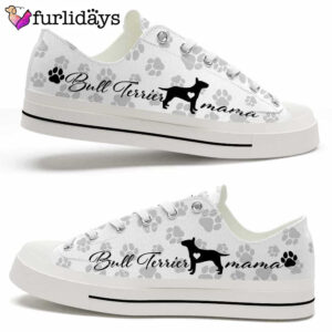 Bull Terrier Paws Pattern Low Top…
