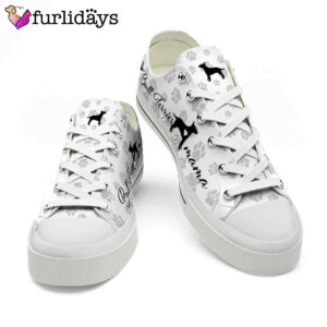 Bull Terrier Paws Pattern Low Top Shoes 3