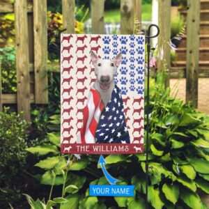 Bull Terrier Personalized Flag Garden Dog Flag Custom Dog Garden Flags 3