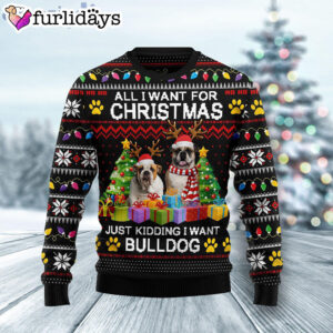 Bulldog Christmas Don t Be A Normal Dog Dad Ugly Christmas Sweater Gifts For Dog Lovers 1