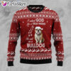 Bulldog True Friend Dog Lover Ugly Christmas Sweater – Gifts For Dog Lovers