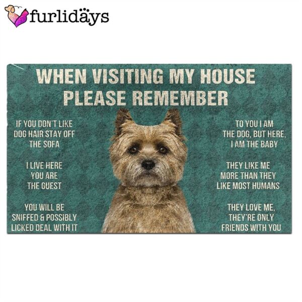 Cairn Terrier’s Rules Doormat – Funny Doormat – Gift For Dog Lovers