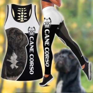 Cane Corse Sport Hollow Tanktop Legging Set Outfit Casual Workout Sets Dog Lovers Gifts For Him Or Her 1 xdyufl